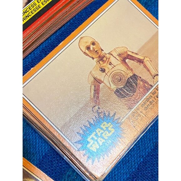 Vintage 1977-1983 OPC Star Wars Series 5 Trading Card Lot & ROTJ PR-MT - Picture 11 of 12